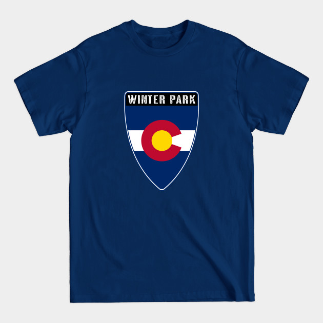 Discover Winter Park Colorado Shield - Winter Park Colorado Shield - T-Shirt