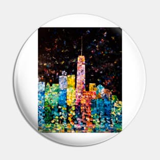 Jade City. New York Pin