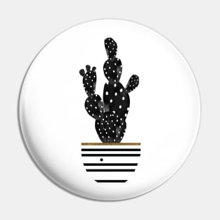 Cactus In Black Pin