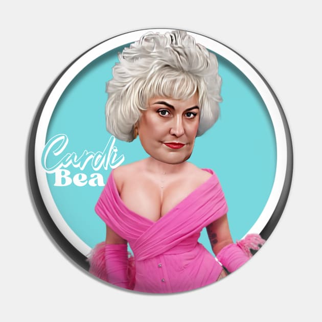 Cardi Bea Pin by Zbornak Designs