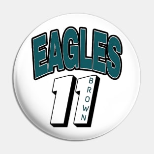 philadelphia eagles star AJ brown Pin