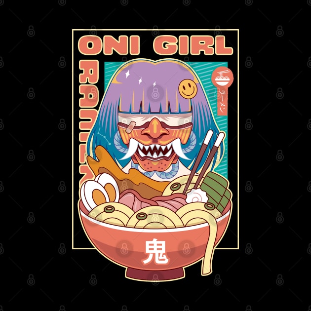 Anime Oni Girl Ramen by Lagelantee