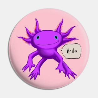 Happy Axolotl Pin