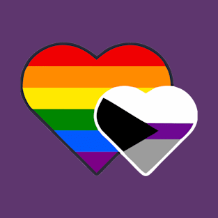 Demisexual Double Heart T-Shirt