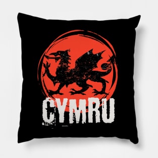 Cymru Welsh Dragon Pillow