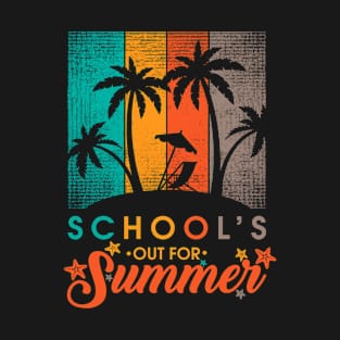 Retro Vintage School's Out For Summer T-Shirt