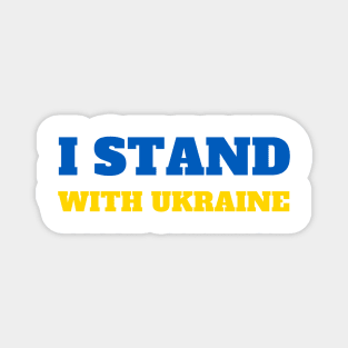 I stand with Ukraine Magnet