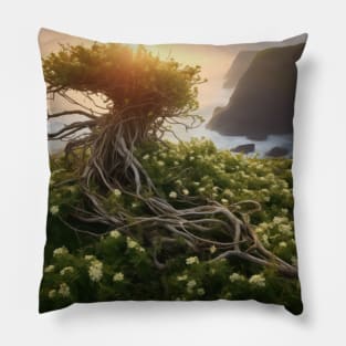 Bluffs Blossom Tendrils Pillow