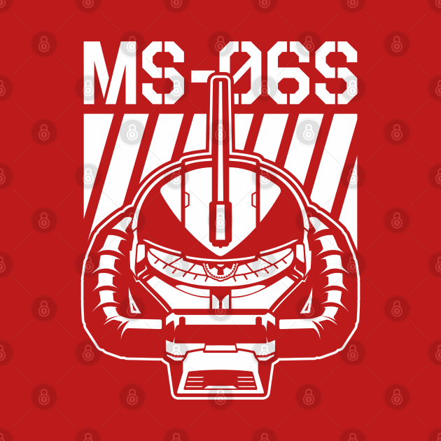 Zaku II MS 06S White by don_kuma