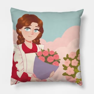 Florist heaven girl Pillow