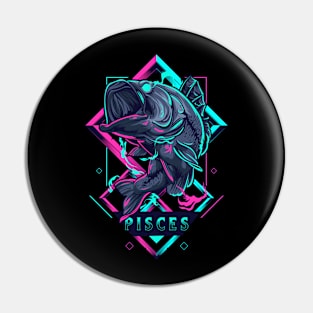 Zodiac PISCES NEON Series Pin