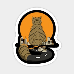 Cat City Travel Magnet