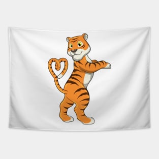 Tiger with Heart Tapestry