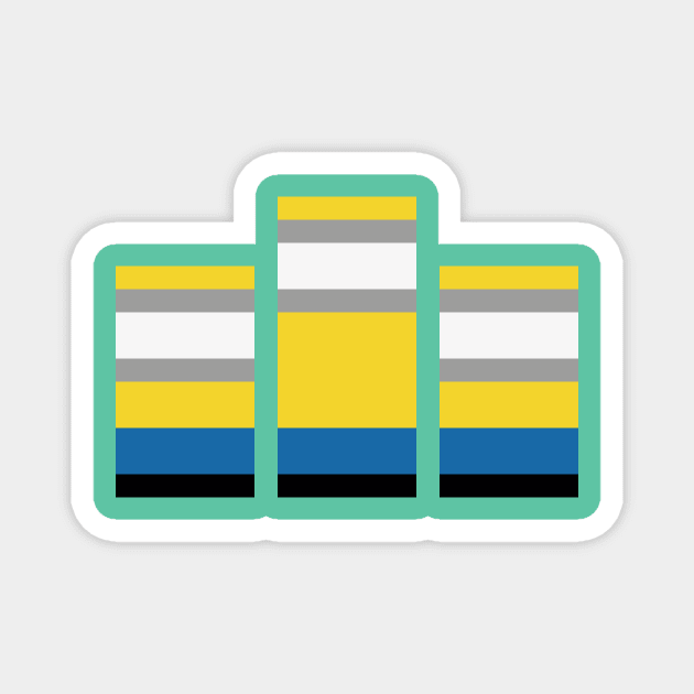 Minimal Minions Magnet by KatuArt