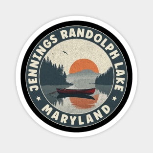 Jennings Randolph Lake Maryland Sunset Magnet