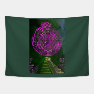 ancient teotihuacan in quetzalcoatl calendar ecopop Tapestry