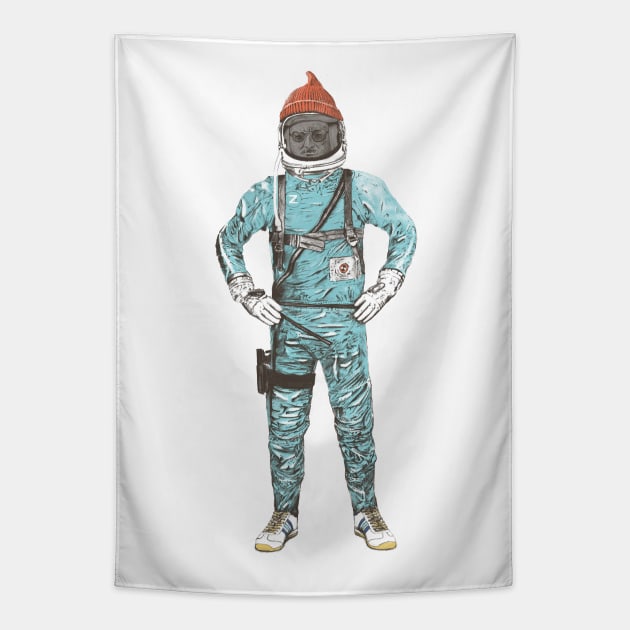 Zissou in Space Tapestry by speakerine