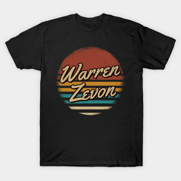 Warren Zevon Retro Style - Warren Zevon - T-Shirt