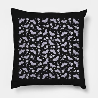 Aesthetic flowers and butterflies pattern design Pillow