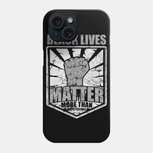 Black Lives Matter Anti Racism Gift BLM Phone Case