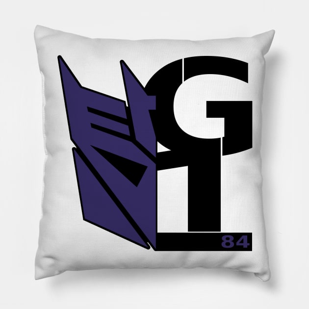 Transformers G1 Decepticons 84 Pillow by Vitalitee