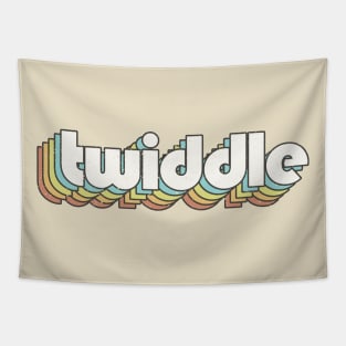 vintage color twiddle Tapestry