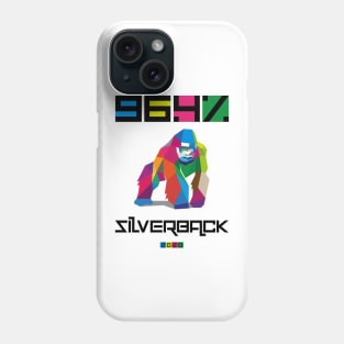 96.4% Silverback Geometric colour gym apparel Phone Case