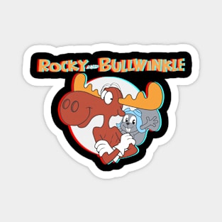 Rocky & Bullwinkle 3D Magnet