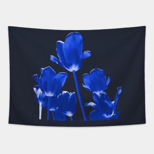 Tulips blue Tapestry