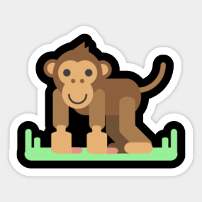 Pegatinas Monkey Lover Teepublic Mx