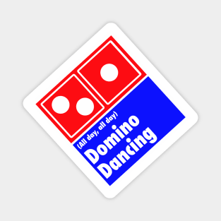 Domino Dancing Music Art Magnet