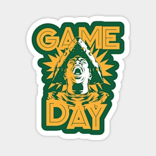 Cheesy Football Fan Game Day Magnet