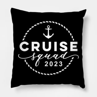 Cruise Squad 2023 for Vacation Trip Pillow