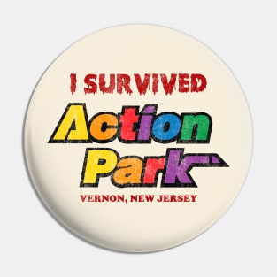 I Survived Action Park Pin