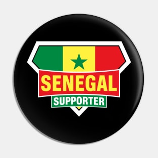 Senegal Super Flag Supporter Pin