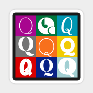 Letter Q, the pattern 1 Magnet