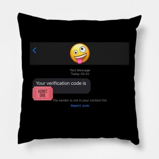 Text Verification! Pillow