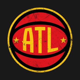 ATL Retro Ball - Black T-Shirt