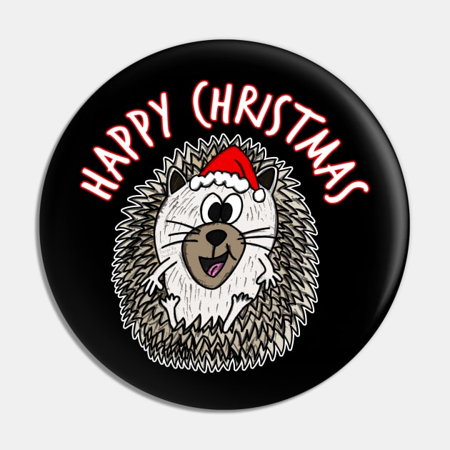 Christmas Hedgehog African Pygmy Santa Hat Xmas 2021 Pin by doodlerob