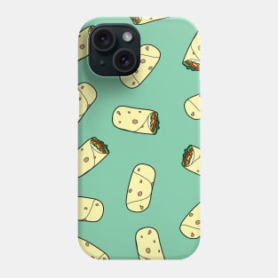 Burrito pattern design Phone Case