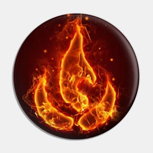 Fire art Pin