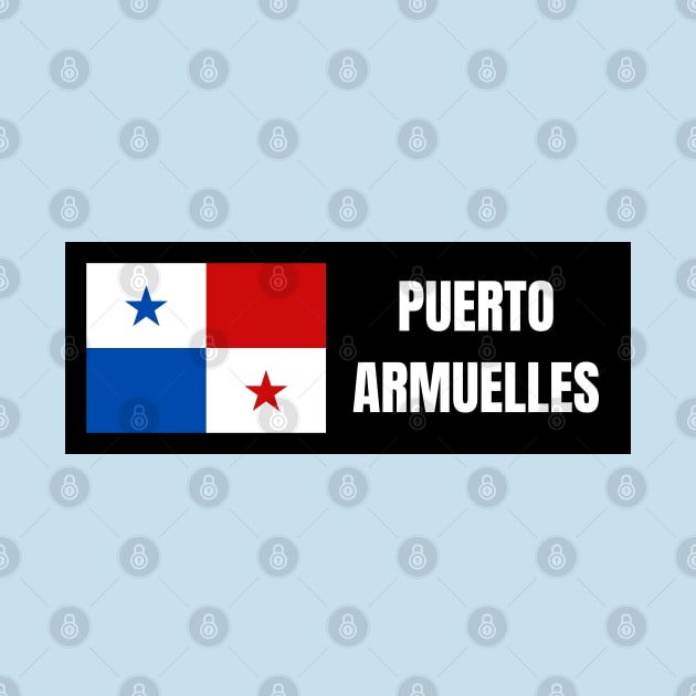 Puerto Armuelles City with Panama Flag by aybe7elf