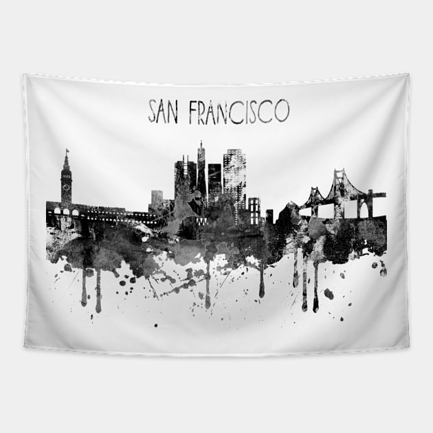 San Francisco Tapestry by RosaliArt