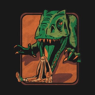 T-rex scary & Ghost T-Shirt