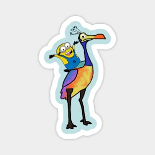 Minion Riding Kevin (from UP) Magnet