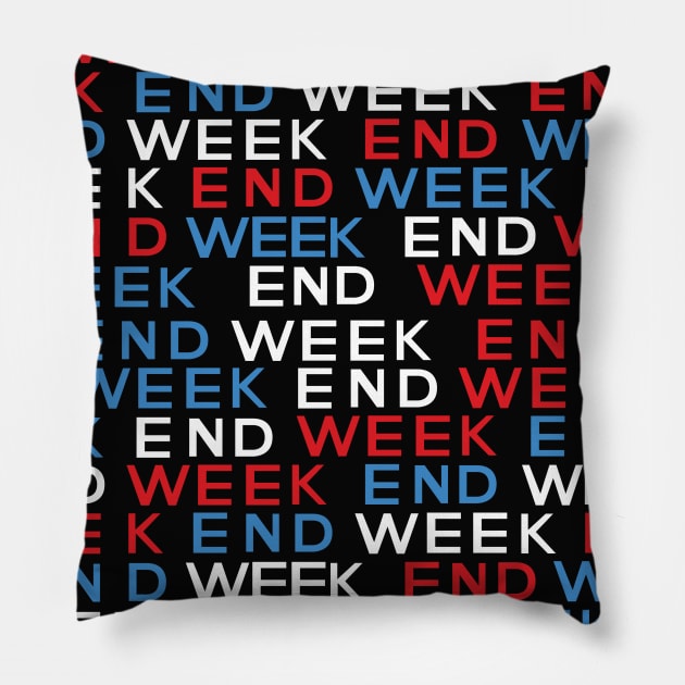 EK END WEEK E Pillow by undergroundnotes