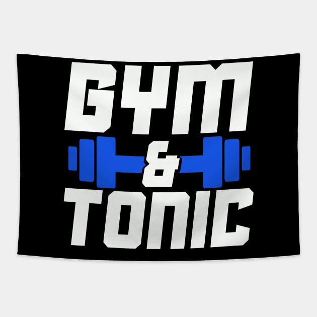 Gym and Tonic design for any Workout Lover Tapestry by biNutz