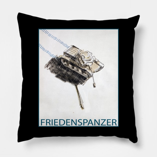 Friedenspanzer Pillow by jederanders