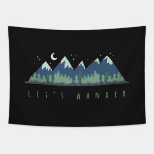 Let's Wander Tapestry