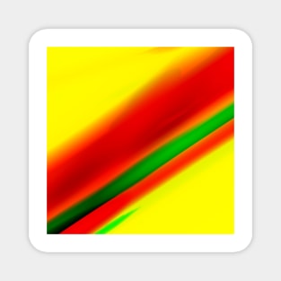 red yellow green abstract texture Magnet